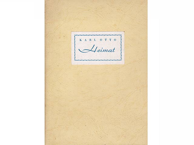 Heimat. Meinem Freund Karl Jungbluth zum Gedenken. Ermordet von faschistischen Henkern wegen seines Kampfes für den Frieden. Begonnen 1934 nach Entlassung aus dem K.Z. Beendet nach  ...