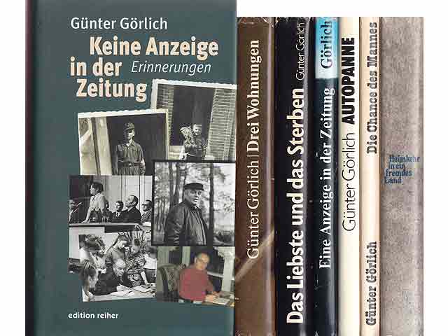 Büchersammlung „Günter Görlich“. 8 Titel. 