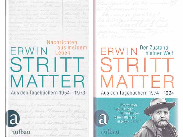 Büchersammlung „Erwin Strittmatter. Tagebücher. Biographisches“. 6 Titel. 