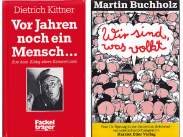Büchersammlung „Politsatire. Kabarett“. 5 Titel. 