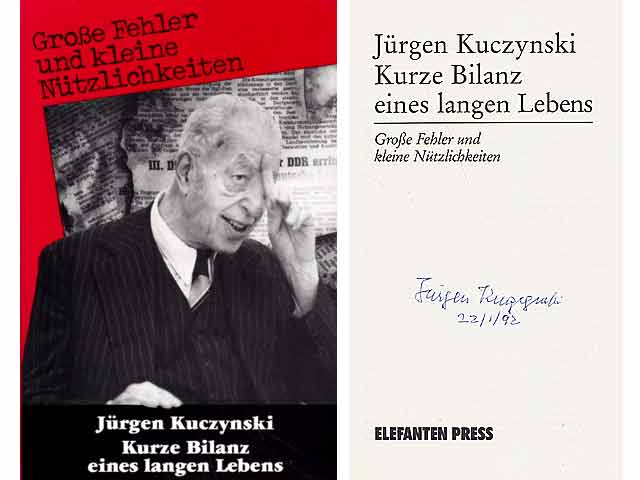 2 Titel "Jürgen Kuczynski". 