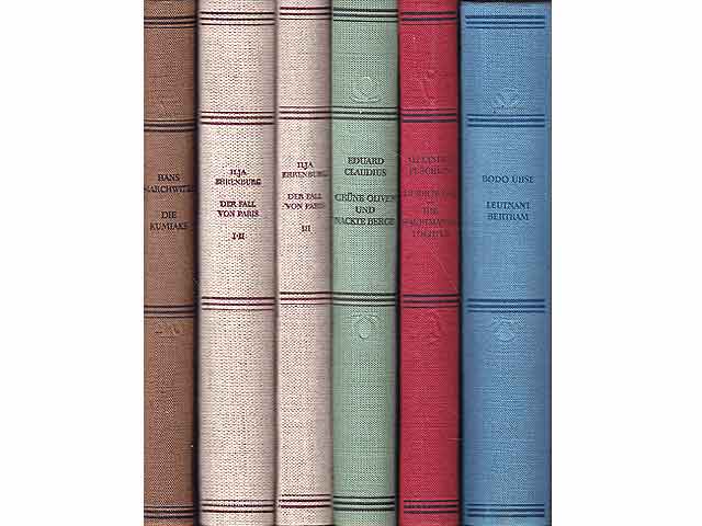 Büchersammlung „Deutsche Volksbibliothek“. 5 Titel. 