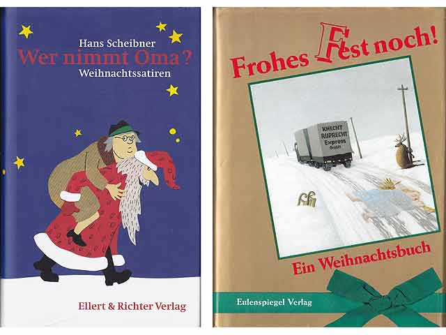 Büchersammlung „Humor zum Weihnachtsfest“. 4 Titel. 