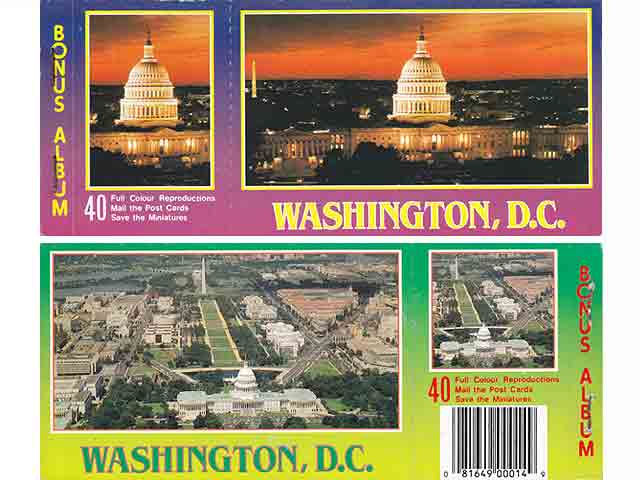 Washington D. C. 40 Full Colour Reproductions. Mail the Post Cards. Save the Miniatures. Bonus Album