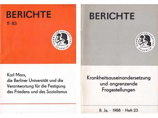 „Humboldt-Universität zu Berlin. Berichte“. 4 Titel. 