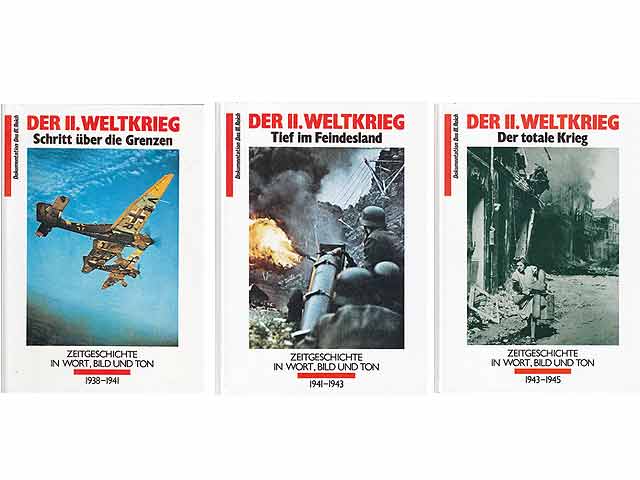 Büchersammlung „Dokumentation Das III. Reich“. 3 Titel. 