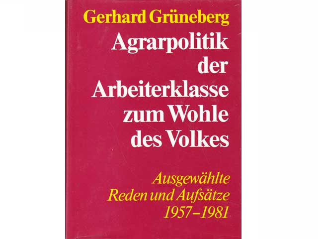 Konvolut "DDR-Landwirtschaft/1970-1989/90". 10 Titel. 