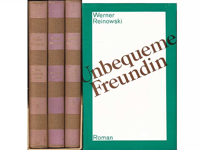 Büchersammlung "Werner Reinowski - Über Umbrüche auf dem Lande nach 1945/1946". 3 Titel (5 Bücher) + Beilage. 