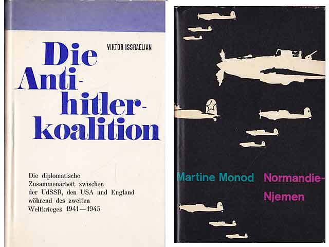 Büchersammlung "Antihitlerkoalition/Zeitzeugen". 4 Titel. 