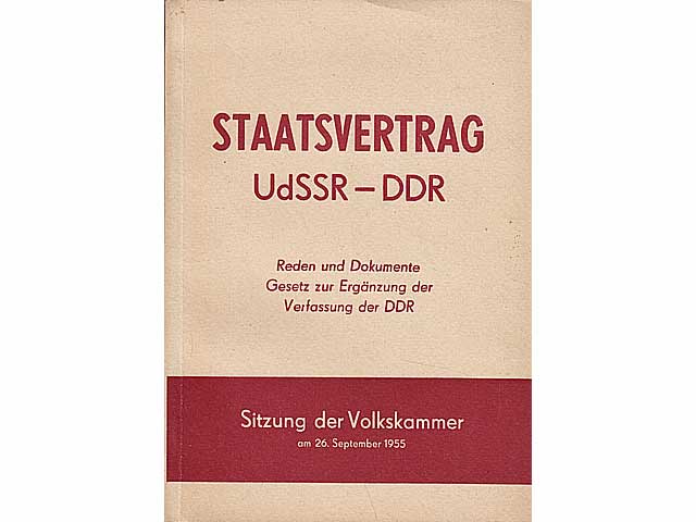Konvolut "Volkskammer der DDR; Wahlperioden, Tätigkeitsberichte". 2 Titel. 
