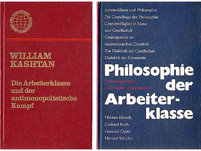 Büchersammlung "Philosophie der Arbeiterklasse". 4 Titel. 