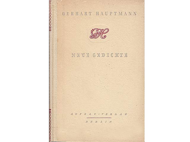 Neue Gedichte. 1. Auflage