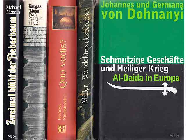 Büchersammlung „Historisches, Aktuelles, Romane“. 5 Titel. 