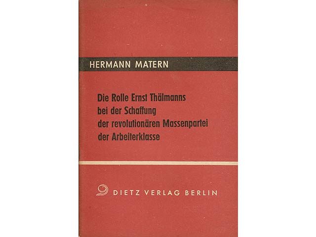 Konvolut "Hermann Matern". 4 Titel. 