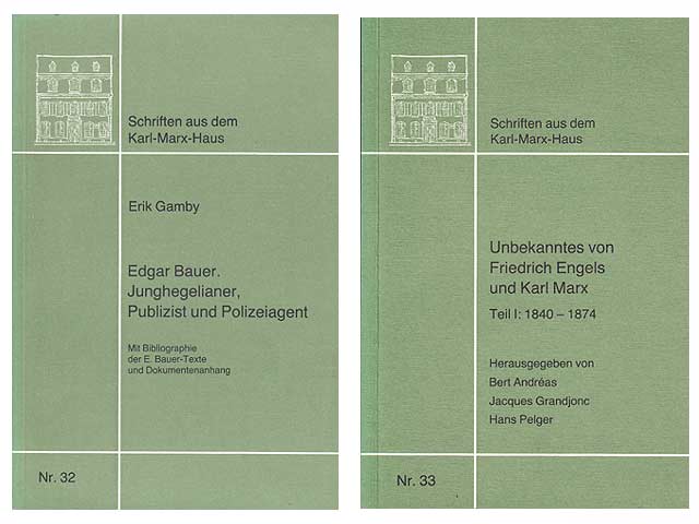 Schriften aus dem Karl-Marx-Haus Trier. 4 Titel. 