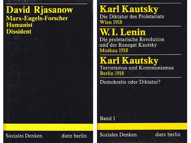 Büchersammlung „Soziales Denken des 19. und 20. Jahrhunderts“. 2 Titel. 