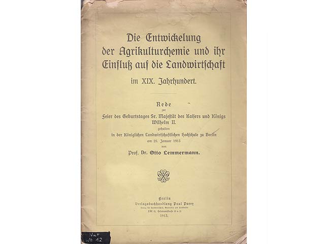 Konvolut „Agrargeschichte“. 4 Titel. 