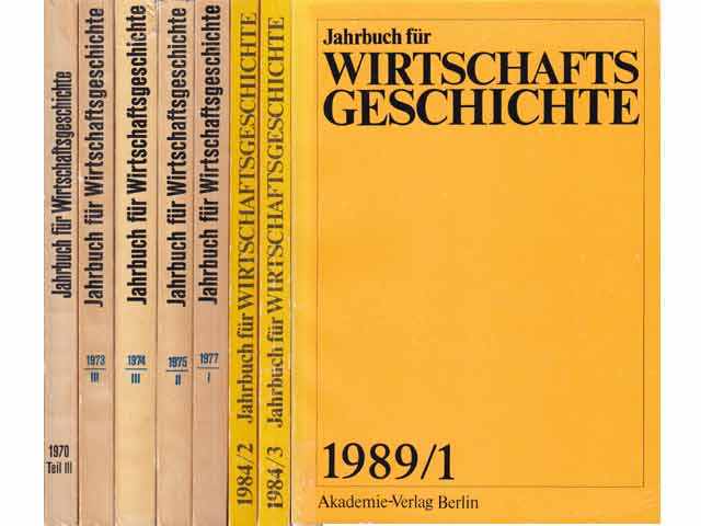 Sammlung „Jahrbuch für Wirtschaftsgeschichte“. 8 Titel. 