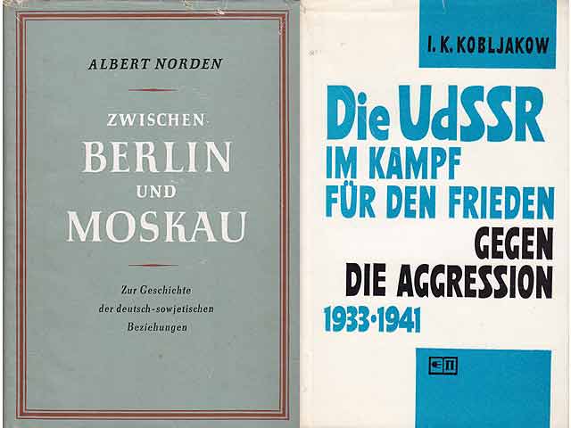 Konvolut "Moskau/Berlin. Kampf um Frieden". 3 Titel. 
