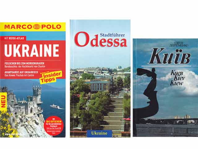 Konvolut "Ukraine, Kiew, Odessa". 3 Titel. 