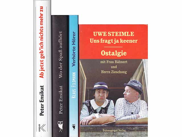 Büchersammlung „Politsatire“. 5 Titel. 