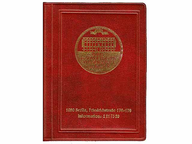 Haus der sowjetischen Wissenschaft und Kultur. 1080 Berlin, Friedrichstraße 176-170. Das Haus der Freundschaft zwischen den Völkern der UdSSR und der DDR