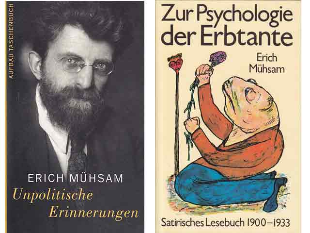 Büchersammlung Erich Mühsam". 2 Titel. 