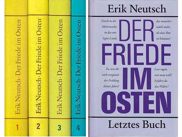 "Erik Neutsch / Der Friede im Osten". 5 Titel. 