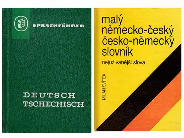 "Sprachführer Deutsch-Tschechisch". 2 Titel. 