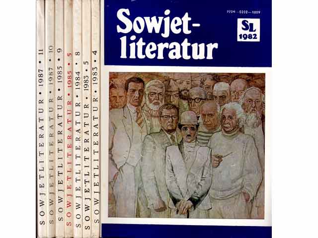 Sammlung „Sowjetliteratur“. 8 Titel. 