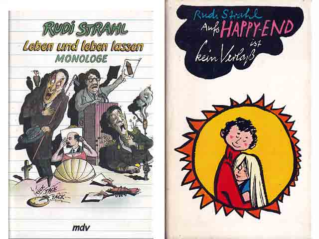Büchersammlung "Rudi Strahl". 4 Titel. 