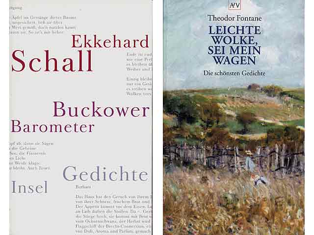 Büchersammlung „Gedichte“. 6 Titel. 