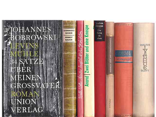 Büchersammlung „Romane, Persönliches, Geschichten“. 8 Titel. 