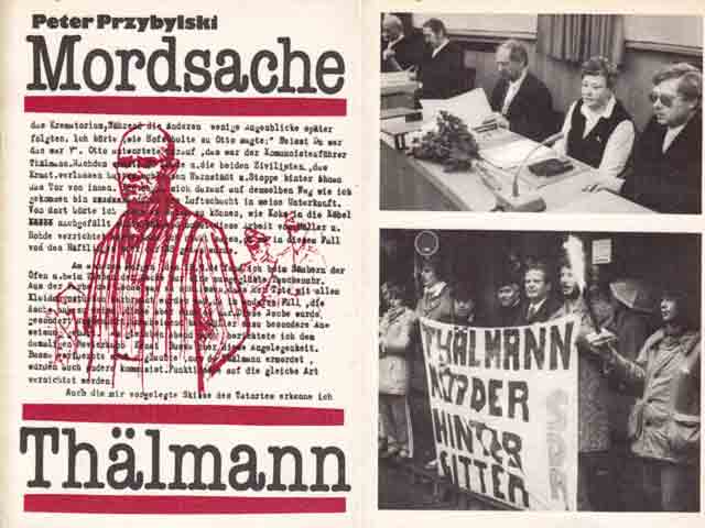 Konvolut "Peter Przybylski/Mordsache Thälmann". 9 Titel. 