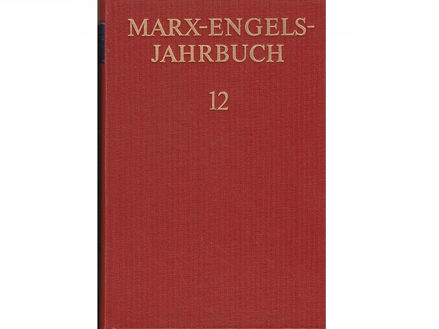 Marx-Engels-Jahrbuch. Bände 1, 2 und 12