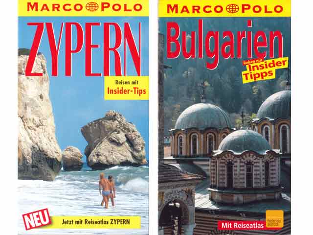 Broschürensammlung "Marco Polo. Reisen mit Insider-Tips". 26 Titel. 