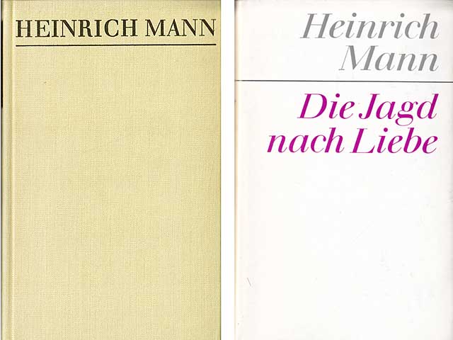 Büchersammlung "Heinrich Mann, Gesammelte Werke". 2 Titel. 