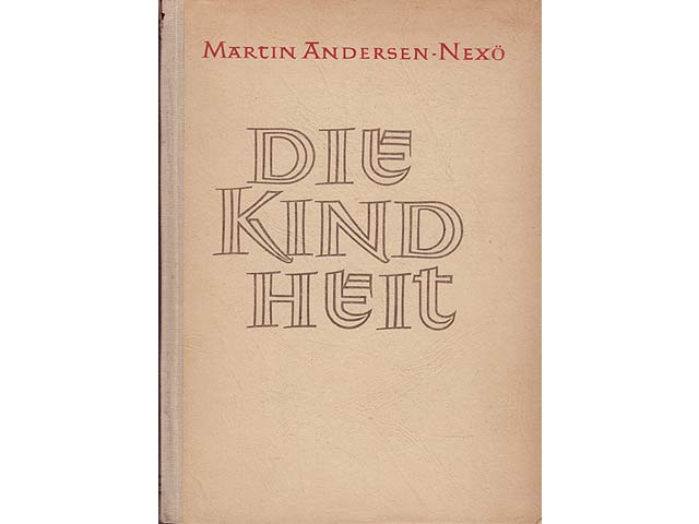 Konvolut "Martin Andersen Nexö". 11 Titel. 
