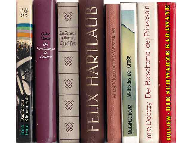 Büchersammlung „Historisches. Romane“. 8 Titel. 