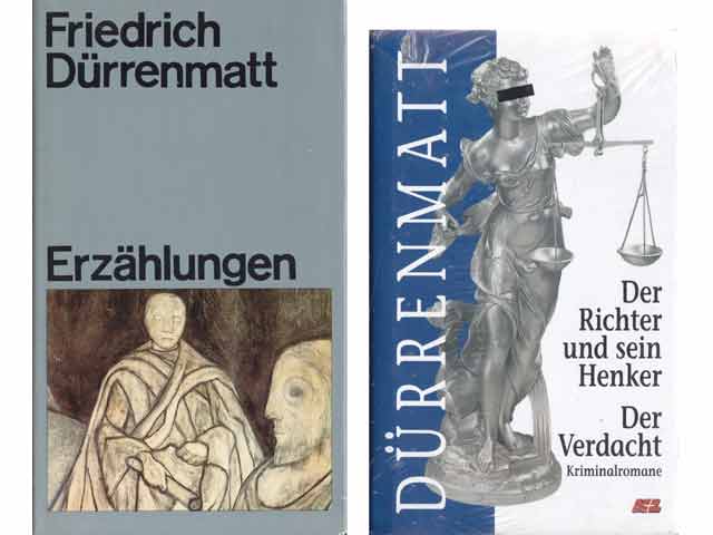 Büchersammlung „Friedrich Dürrenmatt“. 4 Titel. 