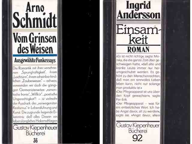 Büchersammlung "Gustav Kiepenheuer Bücherei". 2 Titel. 