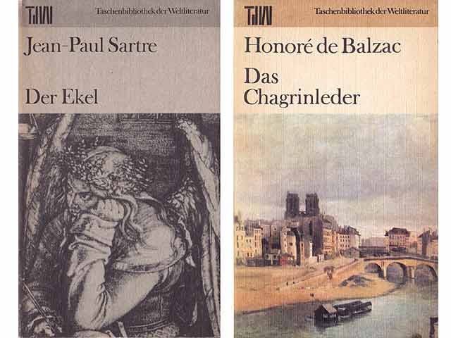 Büchersammlung „Taschenbibliothek der Weltliteratur. TdW“. 33 Titel. 