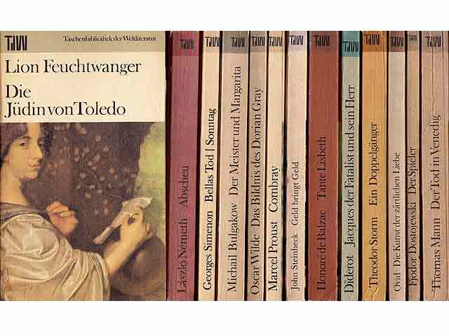 Büchersammlung „Taschenbücher der Weltliteratur. TdW“. 15 Titel. 