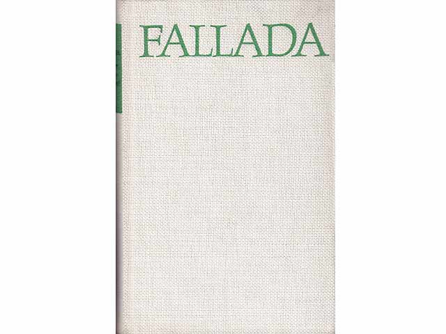 Konvolut "Hans Fallada". 3 Titel. 
