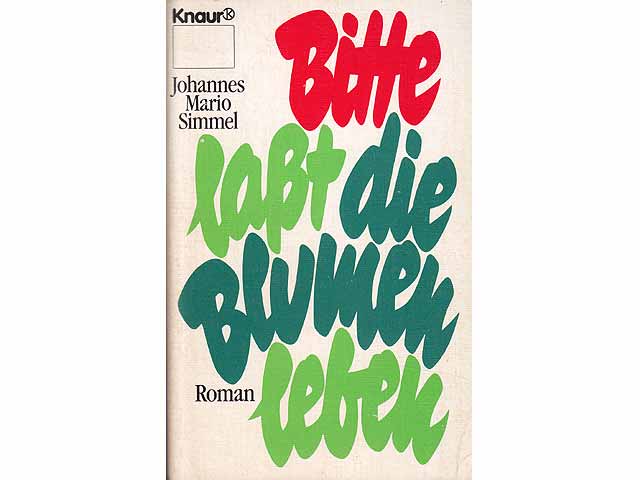 Büchersammlung "Johannes Mario Simmel". 3 Titel. 