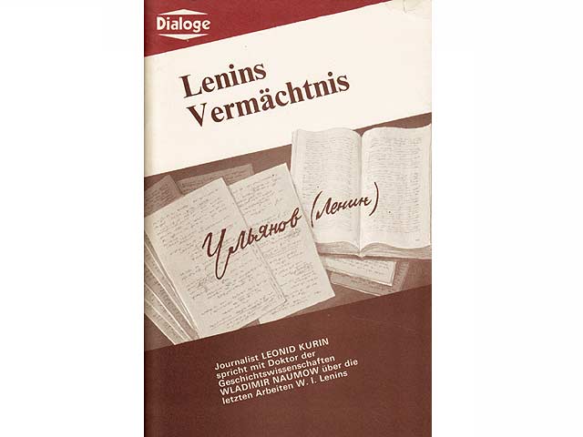 Konvolut "W. I. Lenin/Persönliches“. 26 Titel. 