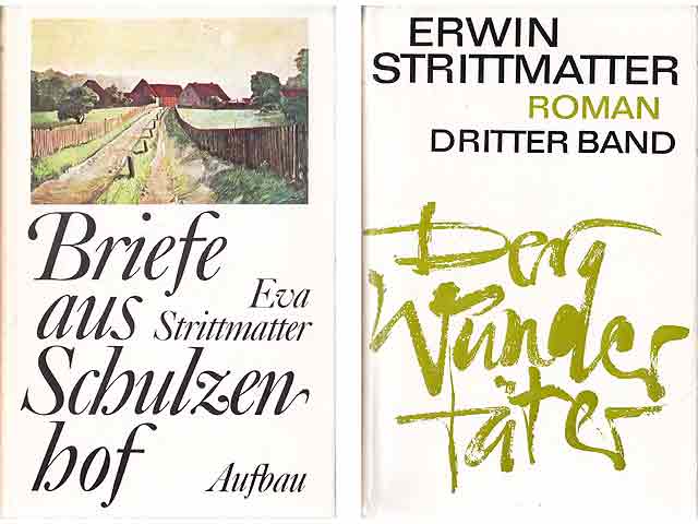 Büchersammlung "Eva und Erwin Strittmatter". 6 Titel. 
