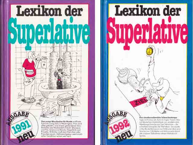 Lexika der Superlative. 3 Titel. 