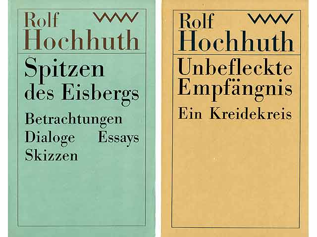 Konvolut "Rolf Hochhuth". 5 Titel. 